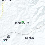 Peta lokasi: Mansoura, Maroko