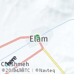 Peta lokasi: Elam, Iran