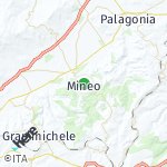 Peta lokasi: Mineo, Italia
