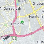 Peta lokasi: Yamamah, Arab Saudi