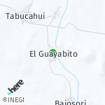 Peta lokasi: El Guayabito, Meksiko