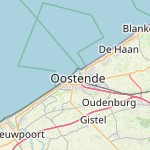 Peta lokasi: Oostende, Belgia