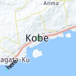 Peta lokasi: Kobe, Jepang