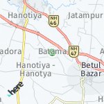 Peta lokasi: Batama, India