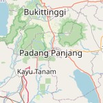Peta lokasi: Padang Panjang, Indonesia untuk keperluan jadwal sholat