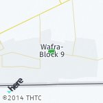 Peta lokasi: Wafra, Kuwait