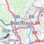 Peta lokasi: Bratislava, Slowakia