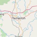 Peta lokasi: Temerloh, Malaysia untuk keperluan jadwal sholat