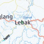 Peta lokasi: Lebak, Indonesia