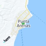 Peta lokasi: Punta Arenas, Cile