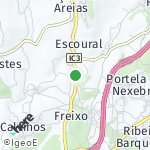Peta lokasi: Ceras, Portugal