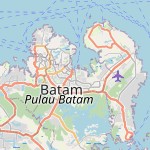 Peta lokasi: Batam Kota, Indonesia untuk keperluan jadwal sholat