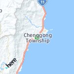 Peta lokasi: Chenggong Township, Taiwan