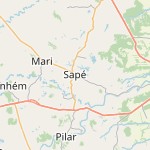 Peta lokasi: Sapé, Brasil