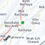 Peta lokasi: Dahr El Ahmar, Lebanon