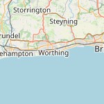Peta lokasi: Worthing, Inggris Raya