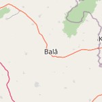 Peta lokasi: Bala, Turki untuk keperluan jadwal sholat