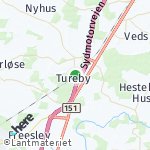 Peta lokasi: Tureby, Denmark