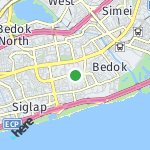 Peta lokasi: Bedok South, Singapura