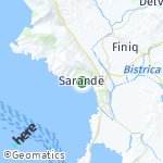 Peta lokasi: Sarandë, Albania