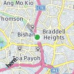 Peta lokasi: Braddell Heights, Singapura