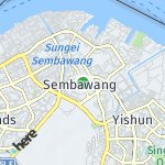 Peta lokasi: Sembawang, Singapura