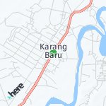 Peta lokasi: Karang Baru, Indonesia untuk keperluan jadwal sholat