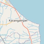 Peta lokasi: Karangampel, Indonesia untuk keperluan jadwal sholat