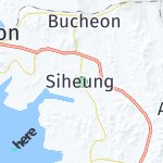Peta lokasi: Siheung, Korea Selatan