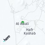 Peta lokasi: Al Awali, Arab Saudi