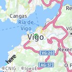 Peta lokasi: Vigo, Spanyol