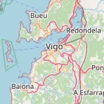 Peta lokasi: Vigo, Spanyol