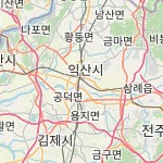Peta lokasi: Iksan, Korea Selatan untuk keperluan jadwal sholat