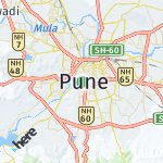 Peta lokasi: Pune, India