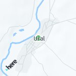 Peta lokasi: Ural, Rusia