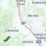 Peta lokasi: Soľ, Slowakia