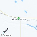 Peta lokasi: Montmartre, Kanada