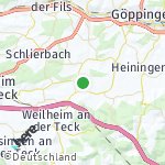 Peta lokasi: Zell unter Aichelberg, Jerman