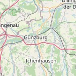 Peta lokasi: Günzburg, Jerman