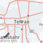 Peta lokasi: Teheran, Iran