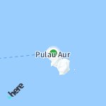 Peta lokasi: Pulau Aur, Malaysia