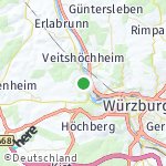 Peta lokasi: Zell am Main, Jerman
