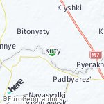 Peta lokasi: Kuty, Belarusia