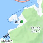 Peta lokasi: Tai O, Hong Kong-Cina