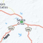 Peta lokasi: Santa Cruz, Brasil