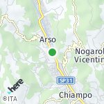 Peta lokasi: Arso, Italia