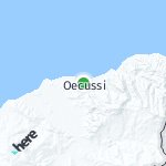 Peta lokasi: Oecussi, Timor Leste