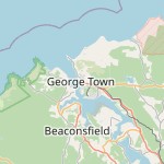 Peta lokasi: George Town, Australia
