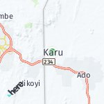 Peta lokasi: Karu, Nigeria