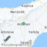 Peta lokasi: Ardahan, Wilayah Administrasi (Turki-Siprus)